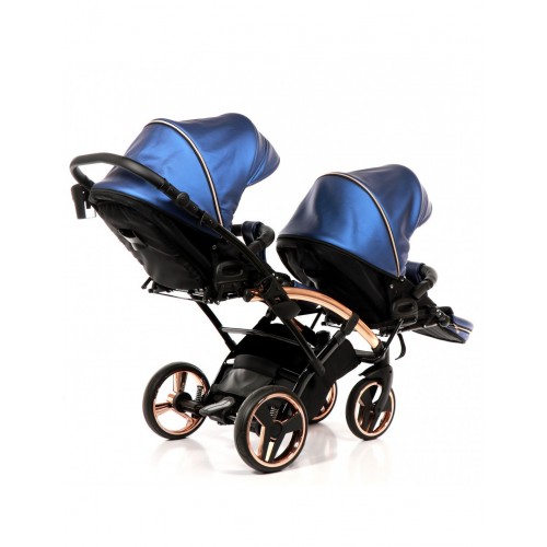 Junama Fluo line Duo Slim количка за близнаци (4 in 1)