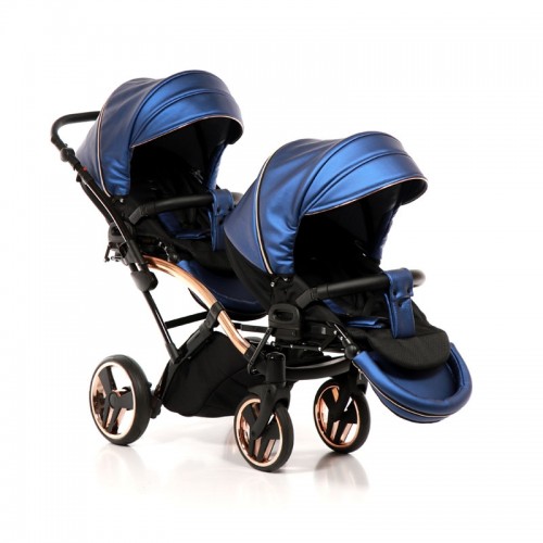 Junama Fluo line Duo Slim количка за близнаци (4 in 1)