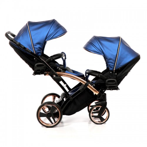 Junama Fluo line Duo Slim количка за близнаци (4 in 1)