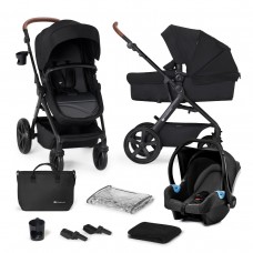 Kinderkraft A-TOUR количка за бебе сет 3 во 1 black