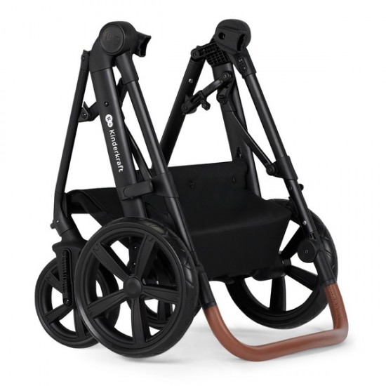 Kinderkraft A-TOUR количка за бебе сет 3 во 1 dark grey