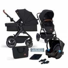 Kinderkraft B-TOUR количка за бебе сет 3 во 1 black