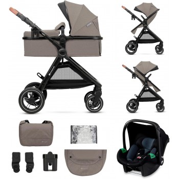 Kinderkraft ESME количка за бебе сет 3 во 1 beige