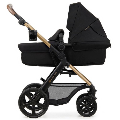 Kinderkraft MOOV 2 количка за бебе сет 3 во 1 pure black