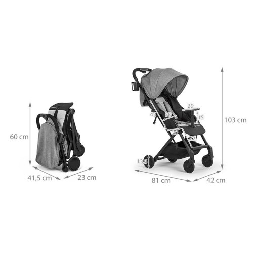 Kinderkraft количка - PILOT pink