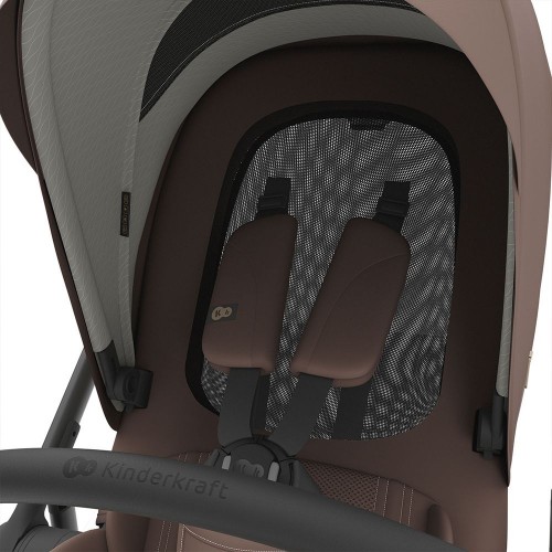 Kinderkraft PRIME 3 количка за бебе сет 3 во 1 brown