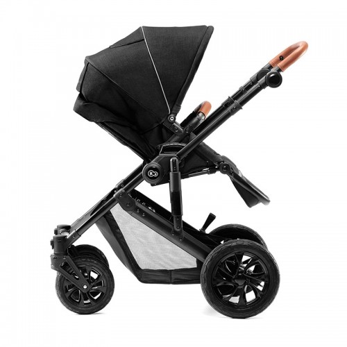 Kinderkraft PRIME количка за бебе сет 3 во 1 (black)