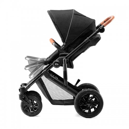 Kinderkraft PRIME количка за бебе сет 3 во 1 (black)