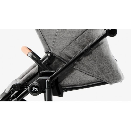 Kinderkraft PRIME количка за бебе сет 3 in 1 (grey)