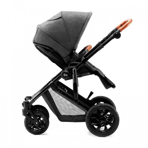 Kinderkraft PRIME количка за бебе сет 3 in 1 (grey)