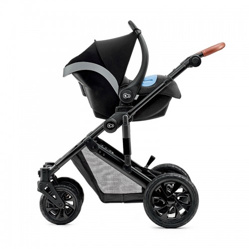 Kinderkraft PRIME количка за бебе сет 3 in 1 (grey)
