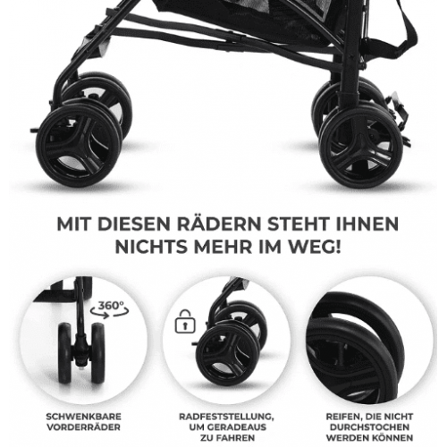 Kinderkraft количка - TIK stone beige