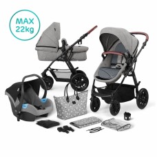 Kinderkraft XMOOV количка за бебе сет 3 во 1 grey