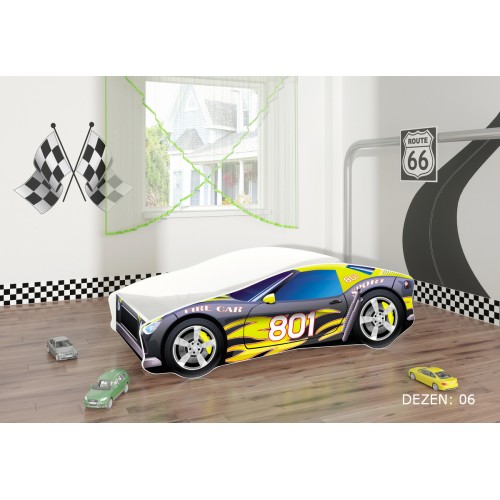 Детско креветче Автомобил 185-85cm ACMA5 dezen 06