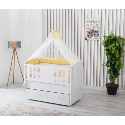 TEDDY WHITE креветче за бебе 