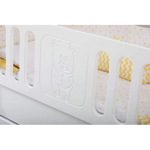 TEDDY WHITE креветче за бебе 