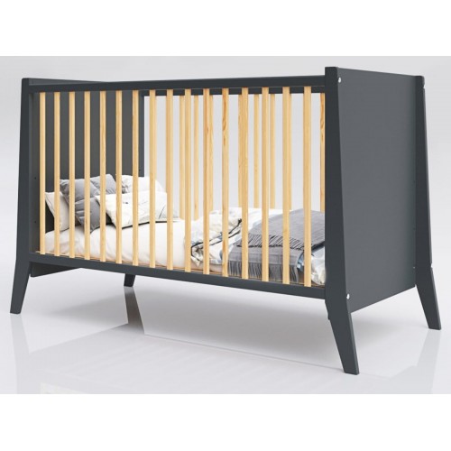 COSMO - бебешко креветче 120/60cm anthracite pine