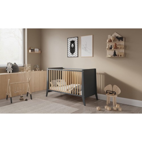 COSMO - бебешко креветче 120/60cm anthracite pine