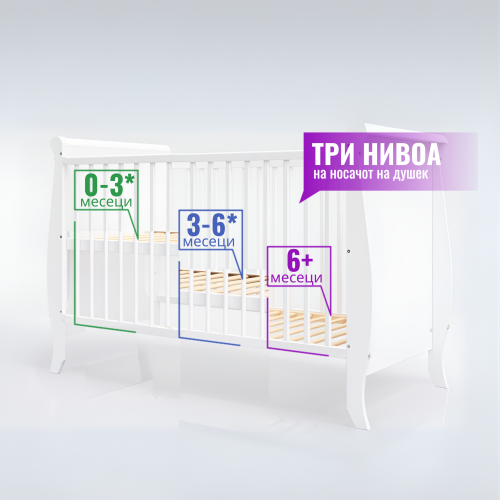 KASPER - бебешко креветче 120/60cm