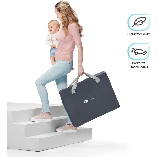 Kinderkraft преносно креветче MOVI wood grey