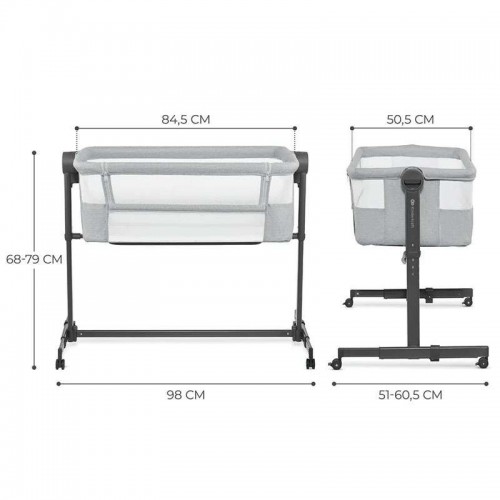 Kinderkraft креветче / колевка - NESTE UP 2 light grey