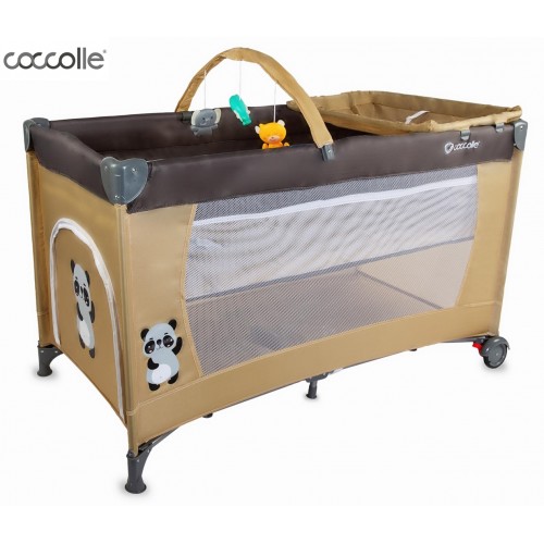 Coccolle Siesta транспортно креветче со две нивоа (beige)