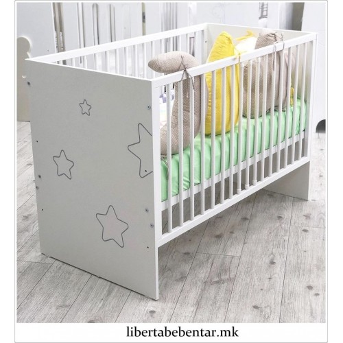 Tino Stars креветче за бебе 120/60cm.