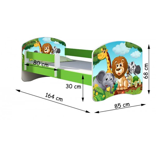 Детско креветче (green) 185-85cm ACMA2