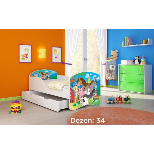 Детско креветче со фиока 185-85cm ACMA1