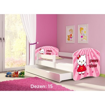 Детско креветче со фиока (white) 185-85cm дезен 15 ACMA2