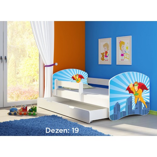 Детско креветче со фиока (white) 165-85cm ACMA2