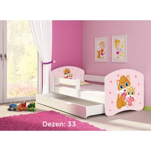 Детско креветче со фиока (white) 165-85cm ACMA2