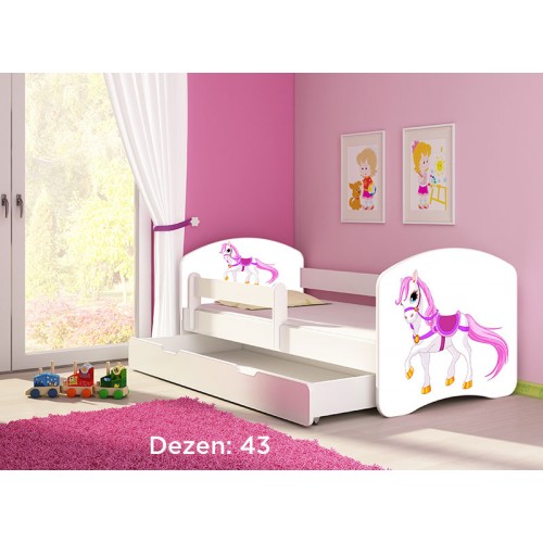 Детско креветче со фиока (white) 165-85cm ACMA2