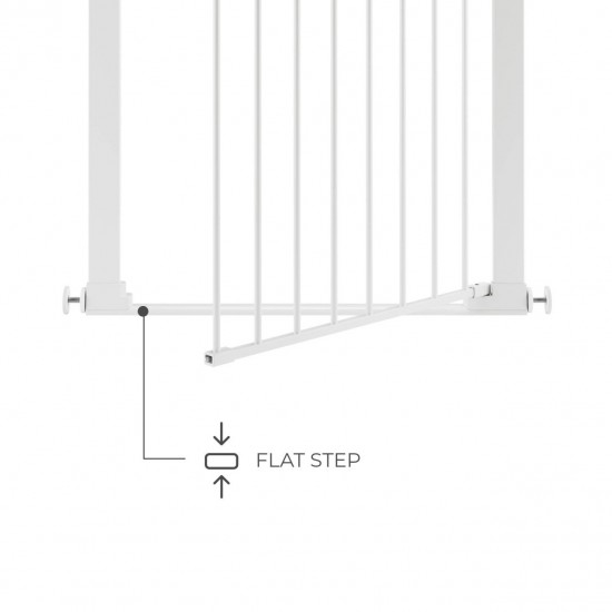 Kinderkraft заштитна ограда SAFE SNAP white Kinderkraft заштитна ограда SAFE SNAP white