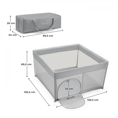KINDERKRAFT игрална - ZIKI grey