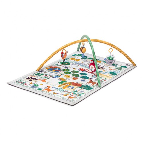 Kinderkraft подлога за играње 3 во 1 - Little Gardener