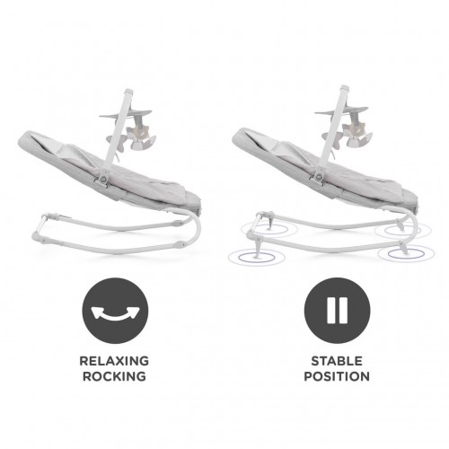 Kinderkraft релаксатор/лулашка FELIO 2 stone grey