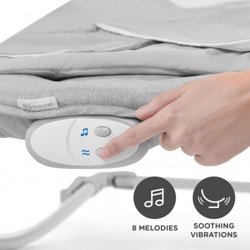 Kinderkraft релаксатор/лулашка FELIO 2 stone grey