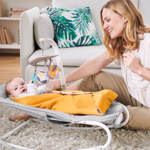Kinderkraft релаксатор/лулашка FELIO 2 forest yellow