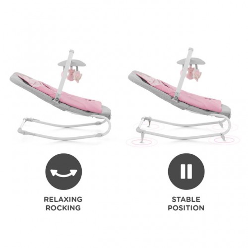 Kinderkraft релаксатор/лулашка FELIO 2 peony rose