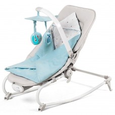 Kinderkraft релаксатор/лулашка FELIO (2 in 1) light blue