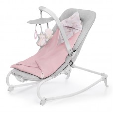 Kinderkraft релаксатор/лулашка FELIO (2 in 1) peony rose