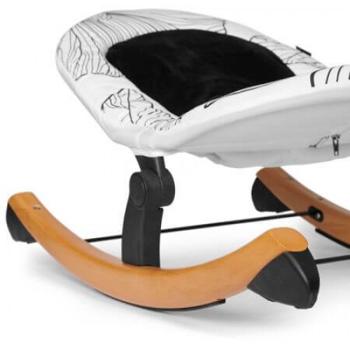 Kinderkraft столче за лулање FINIO black/white