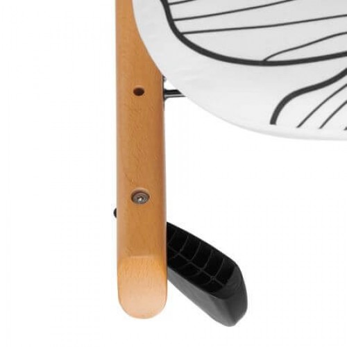 Kinderkraft столче за лулање FINIO black/white