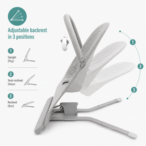 Релаксатор/лулашка FLY (вибрации + музика) light grey
