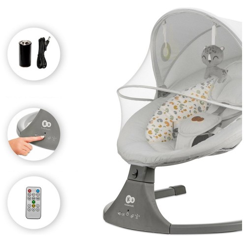 Kinderkraft лулашка LUMI2 light grey