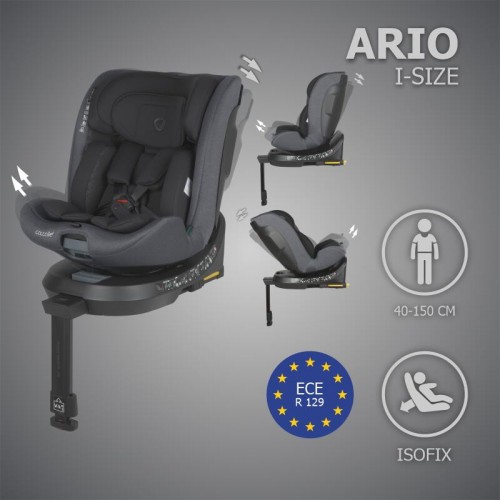 Coccolle седиште ARIO i-Size (40-150 cm) anthracite