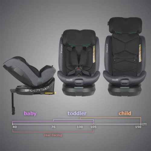 Coccolle седиште ARIO i-Size (40-150 cm) anthracite