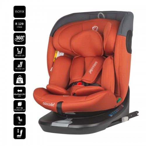 Coccolle седиште ATIRA i-Size (40-150 cm) cinnamon brown