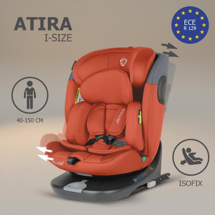 Coccolle седиште ATIRA i-Size (40-150 cm) cinnamon brown
